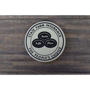 State Farm Insurance Pin Auto Fire Life Promo Vintage